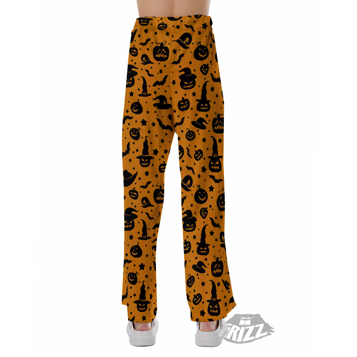 Wizard Halloween Print Pattern Pajama Pants-grizzshop