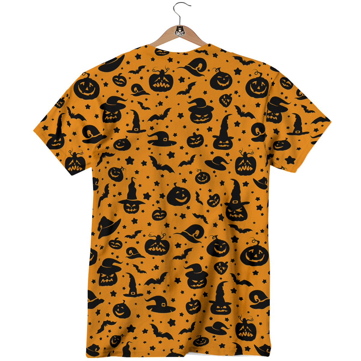 Wizard Halloween Print Pattern T-Shirt-grizzshop