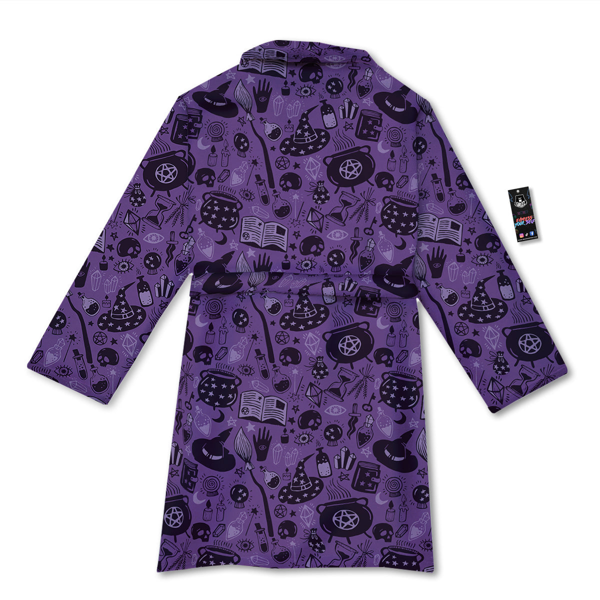 Wizard Magic Print Pattern Bathrobe-grizzshop