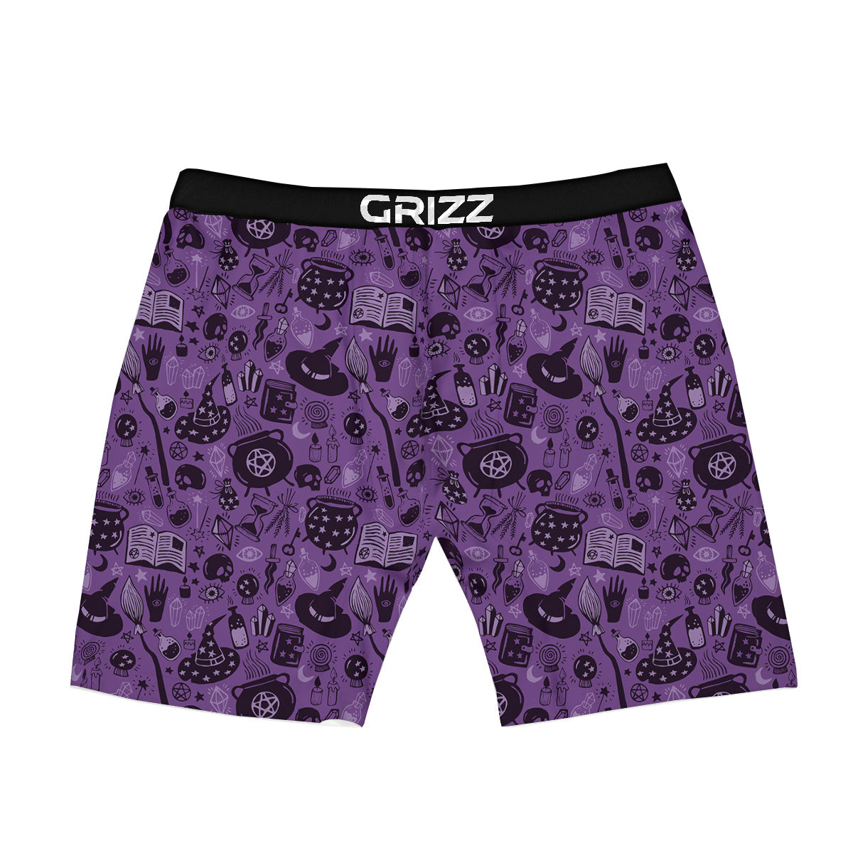 Wizard Magic Print Pattern Boxer Briefs-grizzshop
