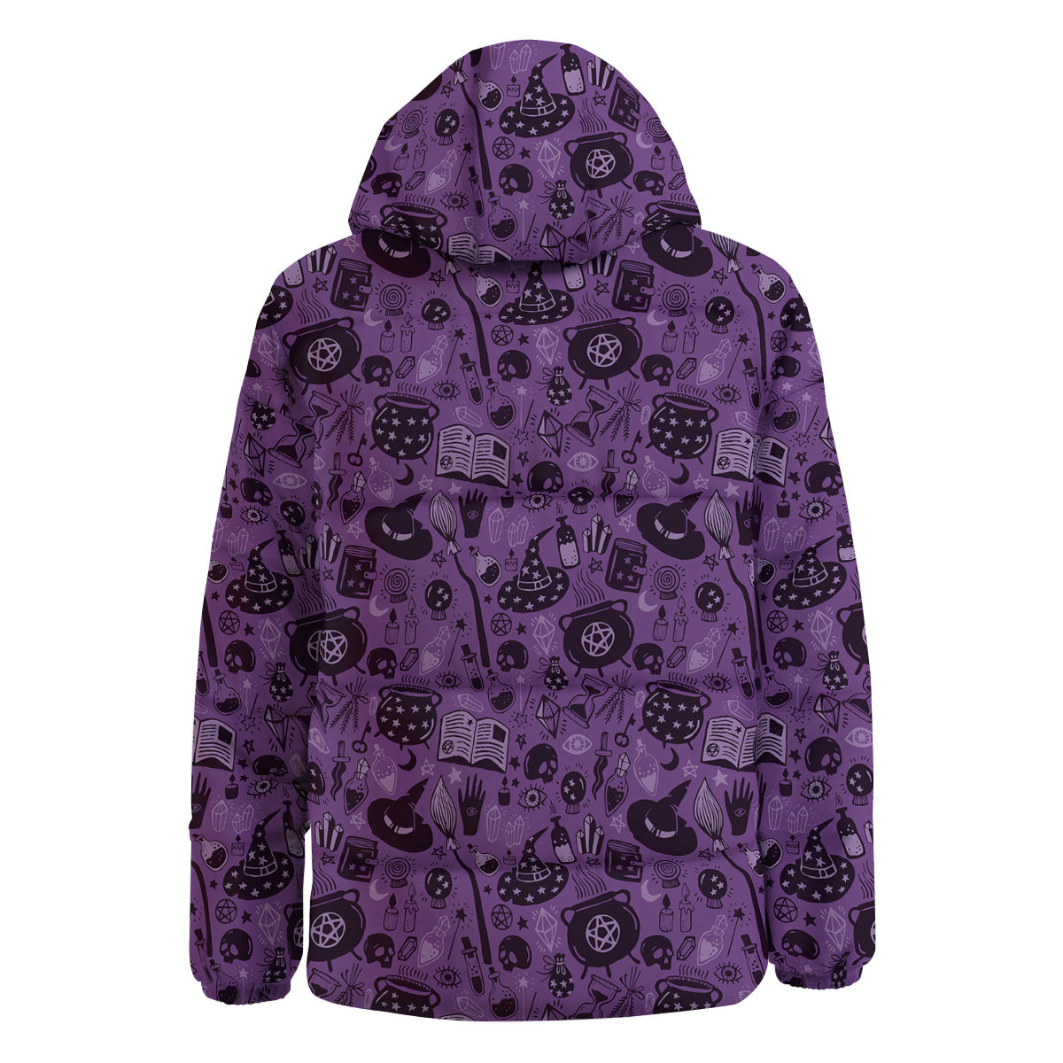 Wizard Magic Print Pattern Down Jacket-grizzshop