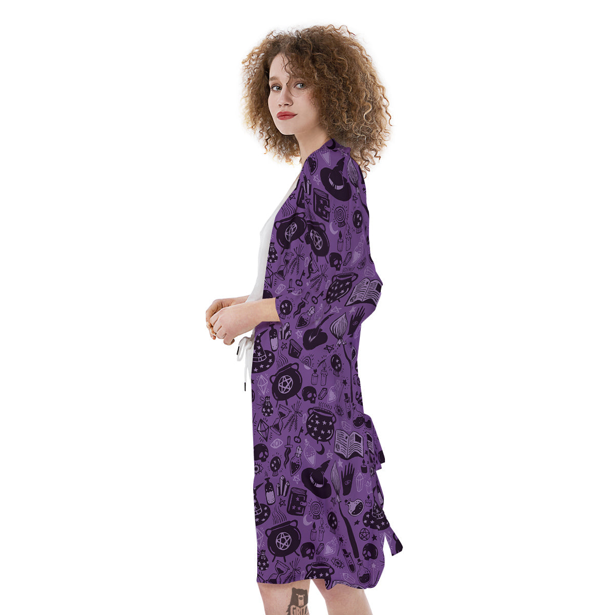 Wizard Magic Print Pattern Kimono-grizzshop