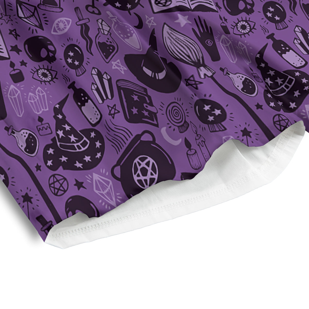 Wizard Magic Print Pattern Men's Athletic Shorts-grizzshop