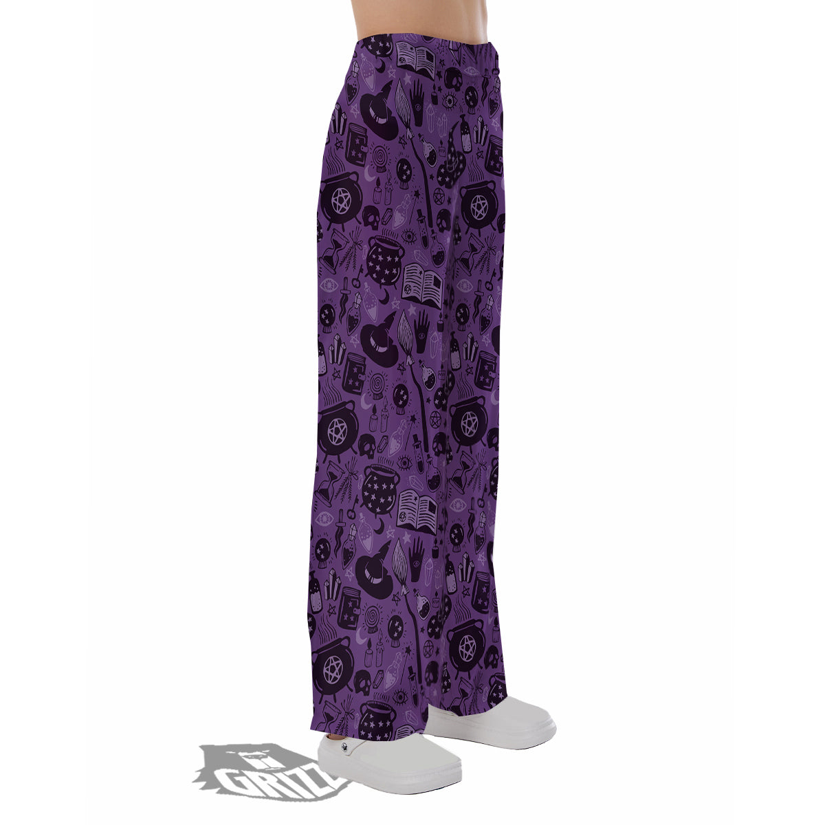 Wizard Magic Print Pattern Pajama Pants-grizzshop