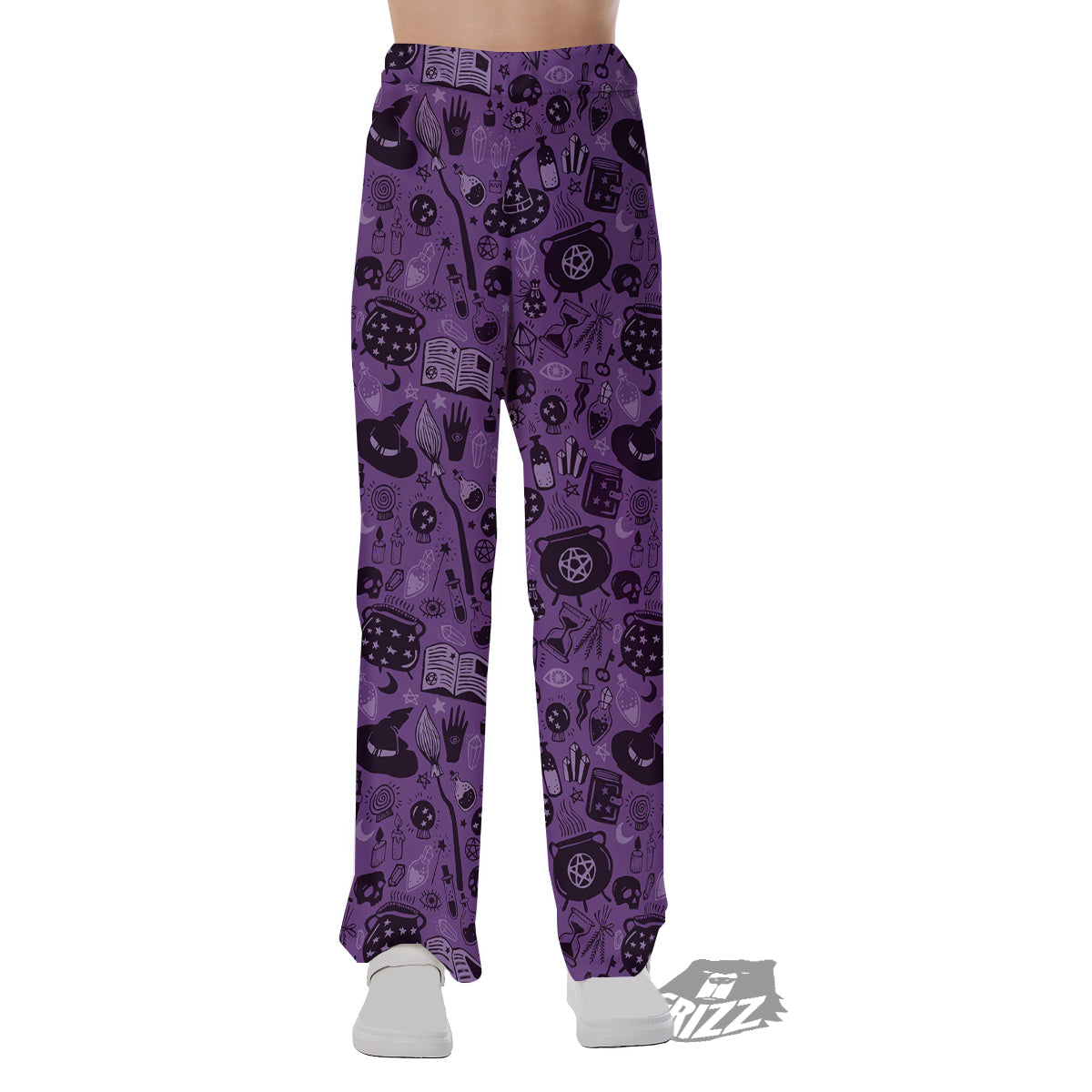 Wizard Magic Print Pattern Pajama Pants-grizzshop