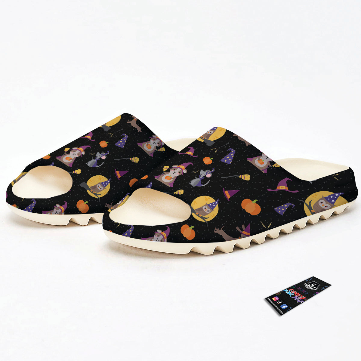 Wizard Animal Print Pattern Sandals-grizzshop