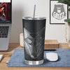 Wolf Geometric Dark Print Tumbler-grizzshop