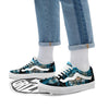 Wolf Girl Native American Print Skate Shoes-grizzshop