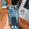 Wolf Jungle Print Tumbler-grizzshop