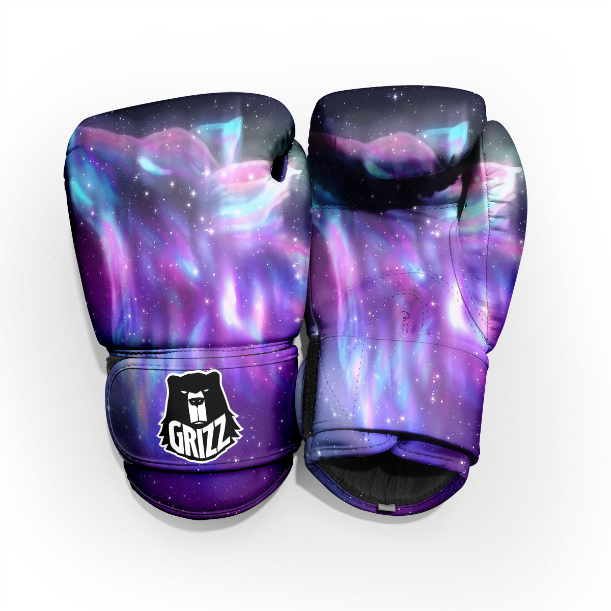 Wolf Spirit Aurora Howling Print Pro Boxing Glove