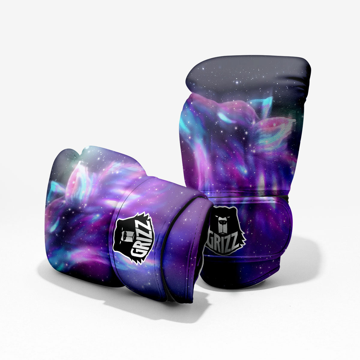 Wolf Spirit Aurora Howling Print Pro Boxing Glove