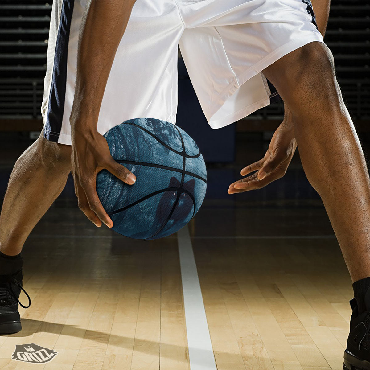 Wolf Jungle Print Basketball