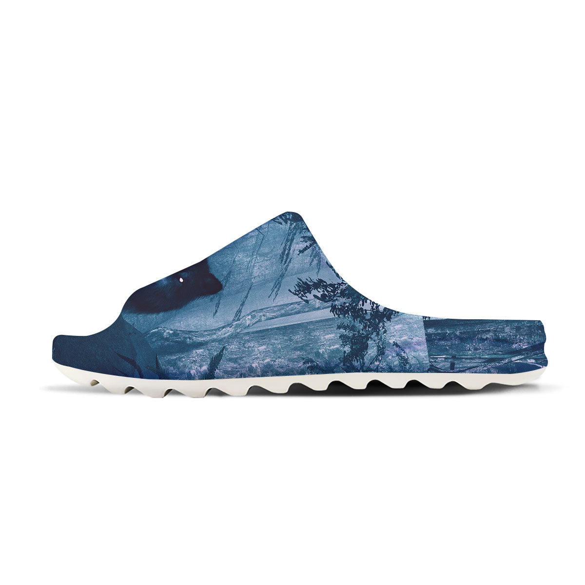 Wolf Jungle Print Sandals-grizzshop