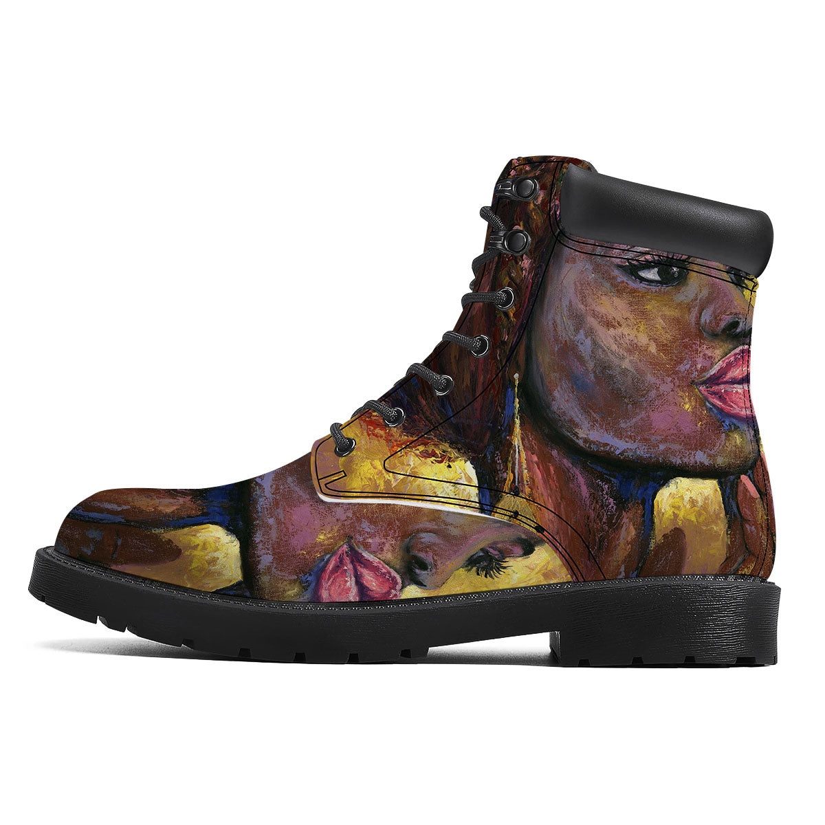Woman African Print Boots-grizzshop