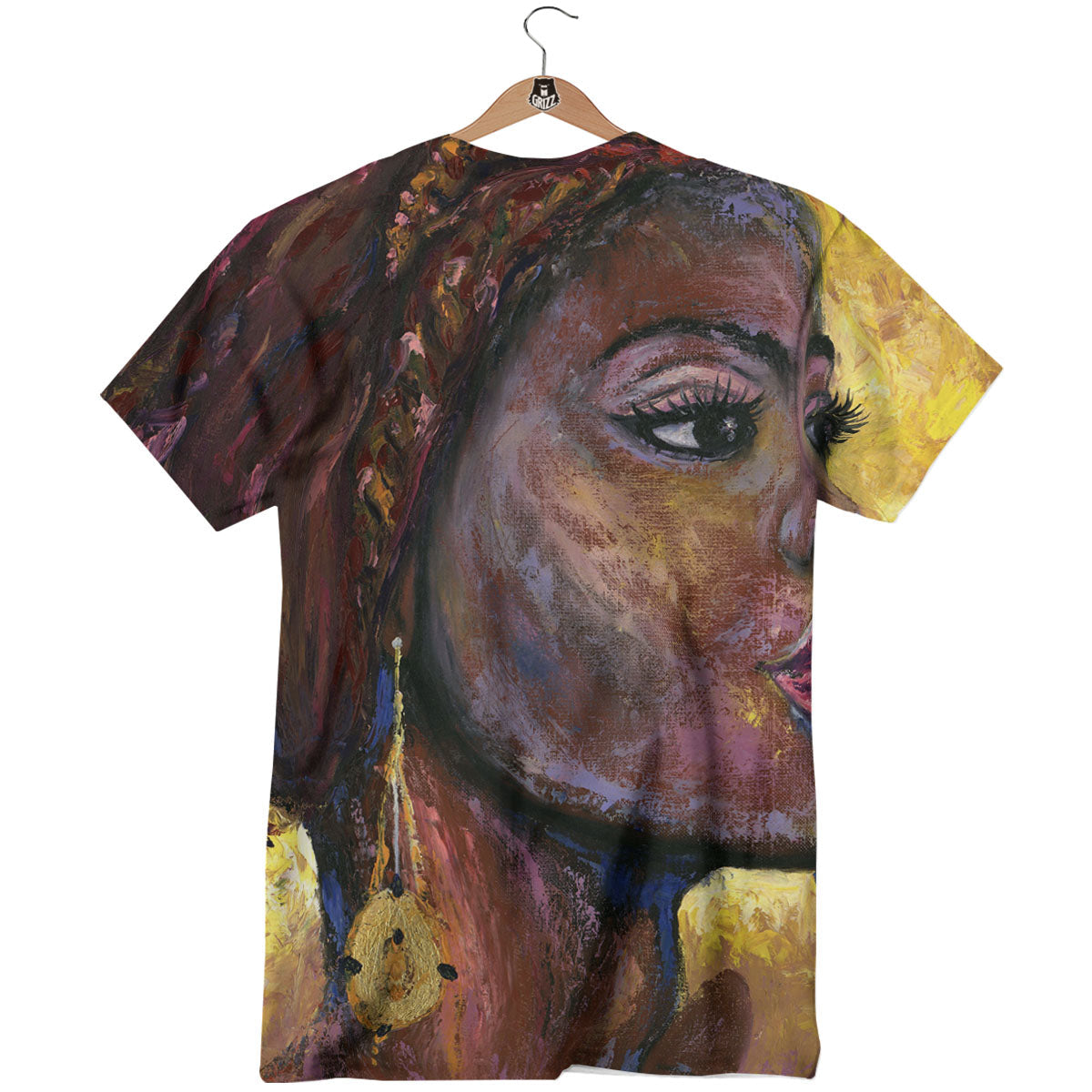 Woman African Print T-Shirt-grizzshop