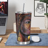 Woman African Print Tumbler-grizzshop