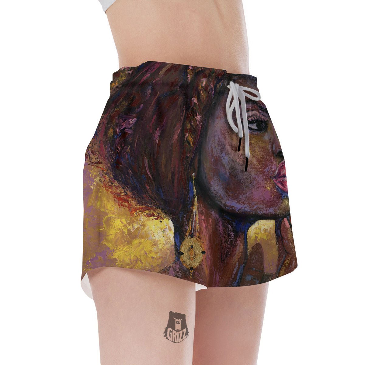 Woman African Print Women's Shorts-grizzshop
