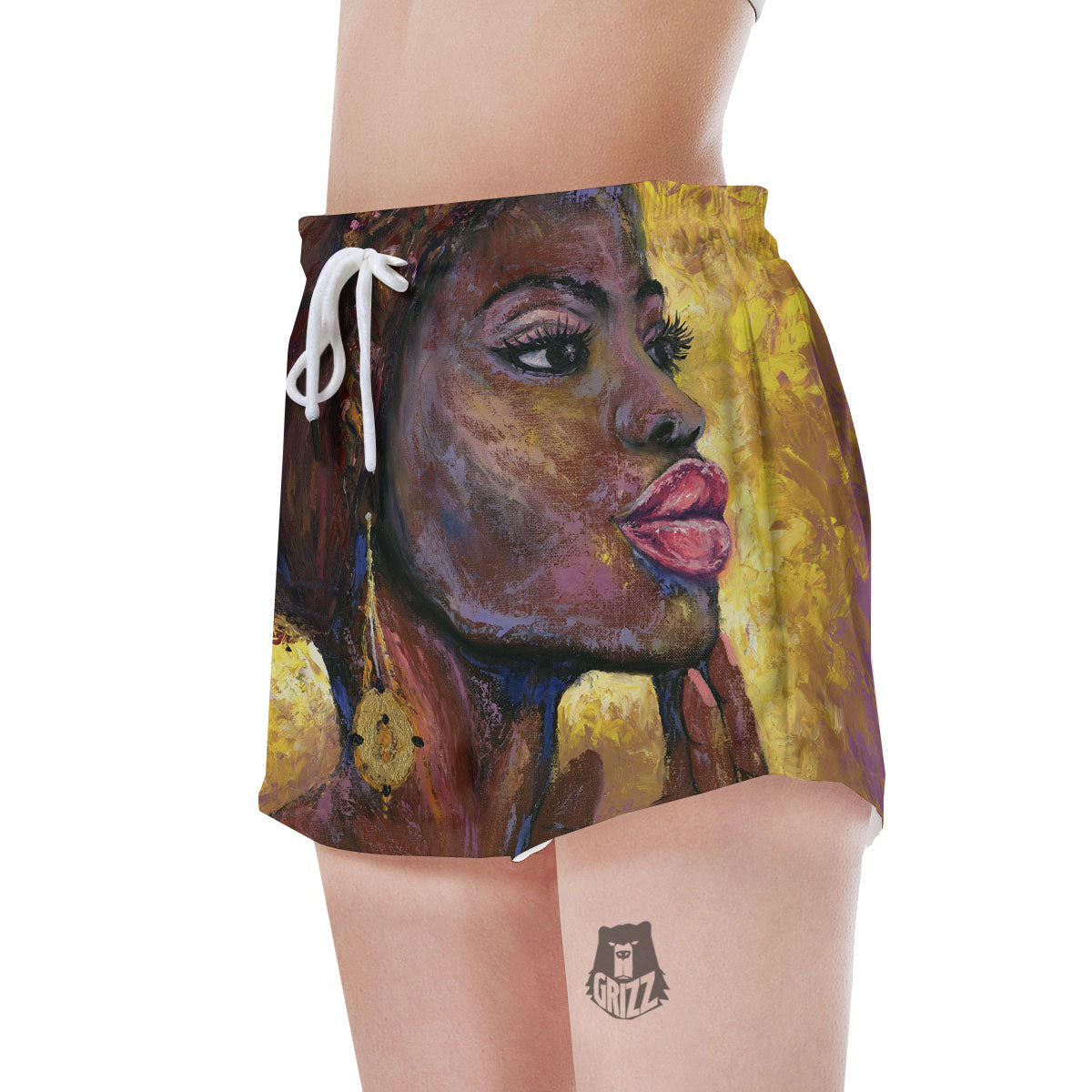 Woman African Print Women's Shorts-grizzshop
