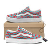 Women's Lips Print Pattern Skate Shoes-grizzshop