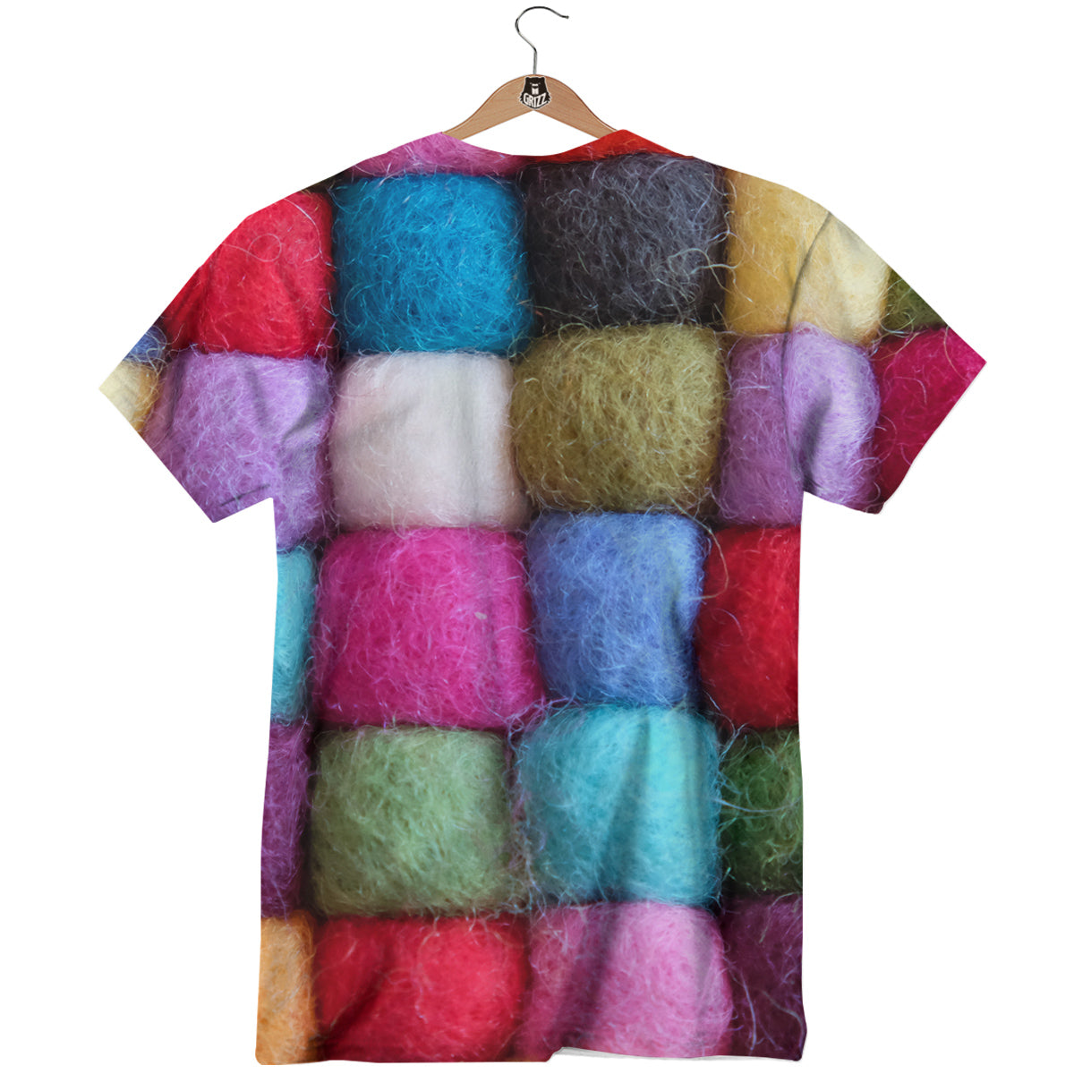 Wool Yarns Colorful Print T-Shirt-grizzshop