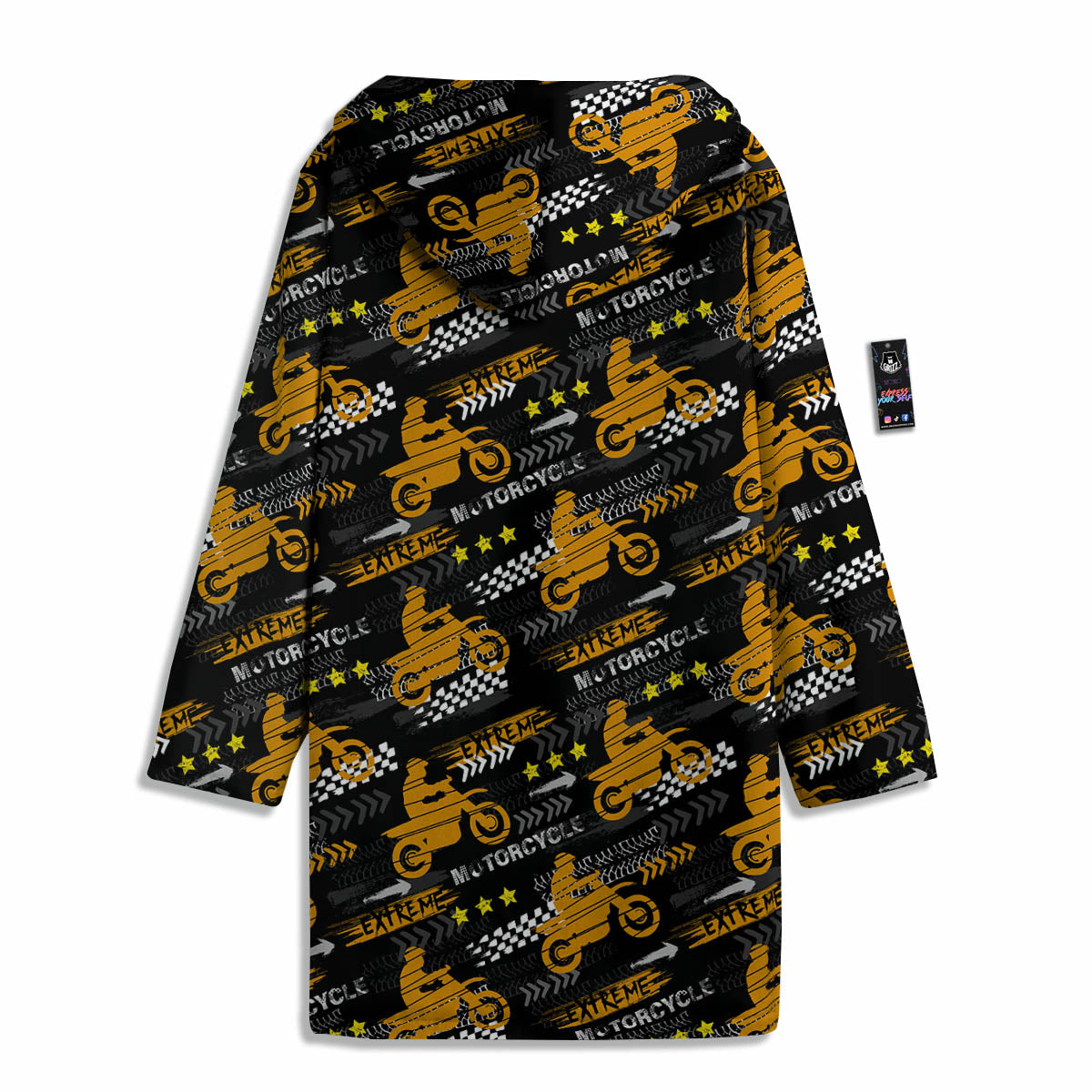 Words Motorcycle Print Pattern Men's Windbreaker Jacket-grizzshop