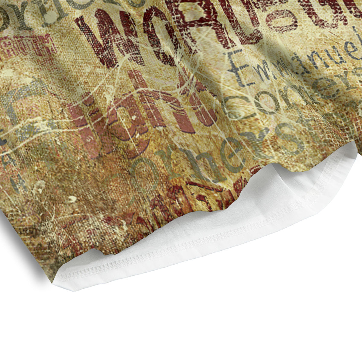 Words Old Religious Print Men's Athletic Shorts