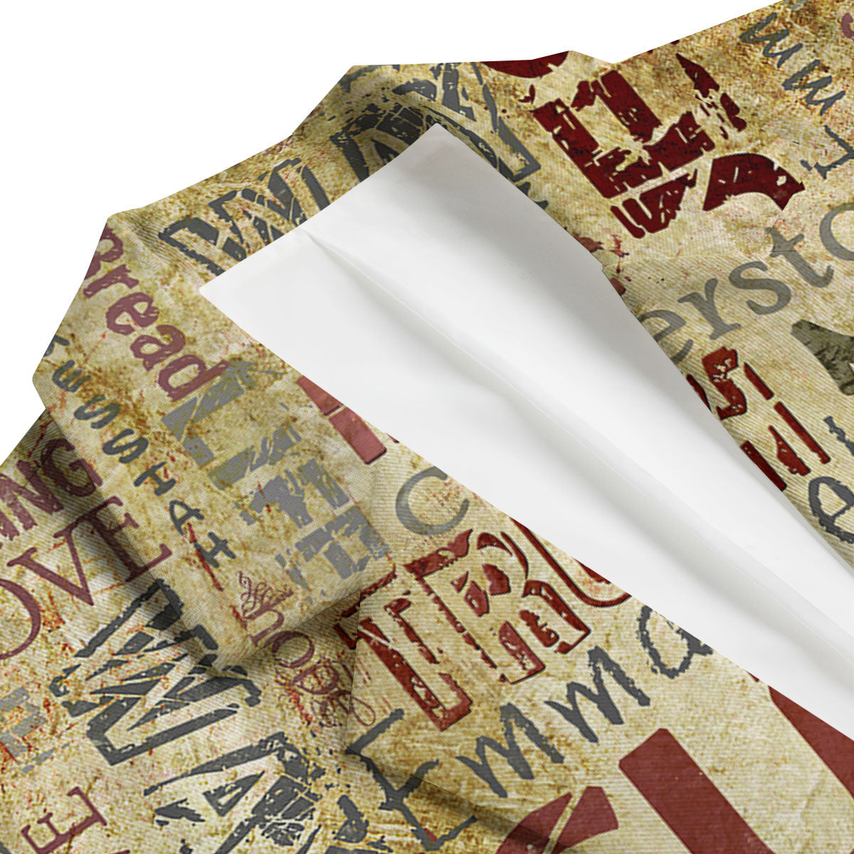 Words Old Religious Print Men's Blazer-grizzshop
