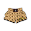 World Map Pattern Print Muay Thai Boxing Shorts-grizzshop