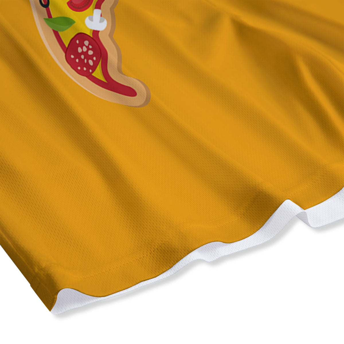 Yolk Egg Print Pattern Mesh Shorts