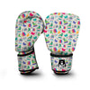 Worm And Colorful Books Print Pattern Boxing Gloves-grizzshop