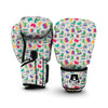 Worm And Colorful Books Print Pattern Boxing Gloves-grizzshop