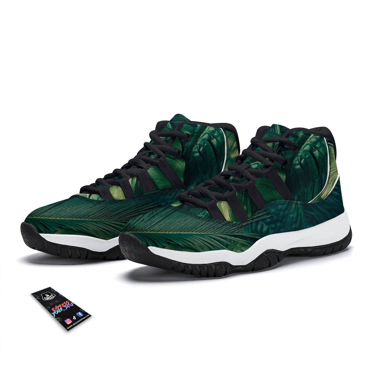 Woven Ethnic Mexican Print Pattern Black Bball Shoes-grizzshop