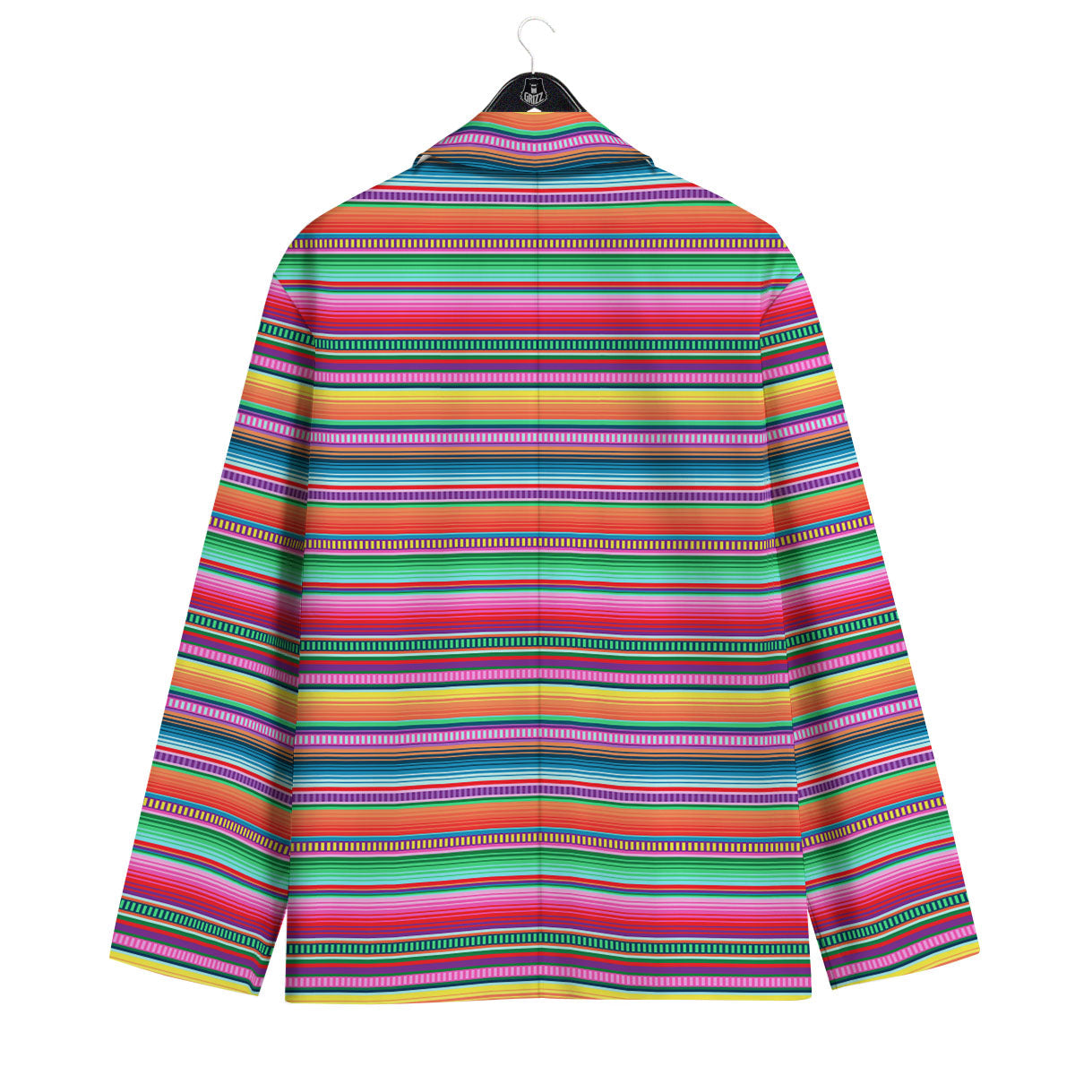 Woven Ethnic Mexican Print Pattern Men's Sport Coat-grizzshop