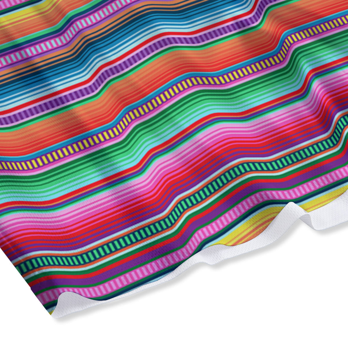 Woven Ethnic Mexican Print Pattern Mesh Shorts