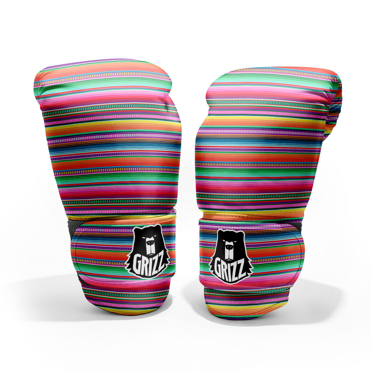 Woven Ethnic Mexican Print Pattern Pro Boxing Glove