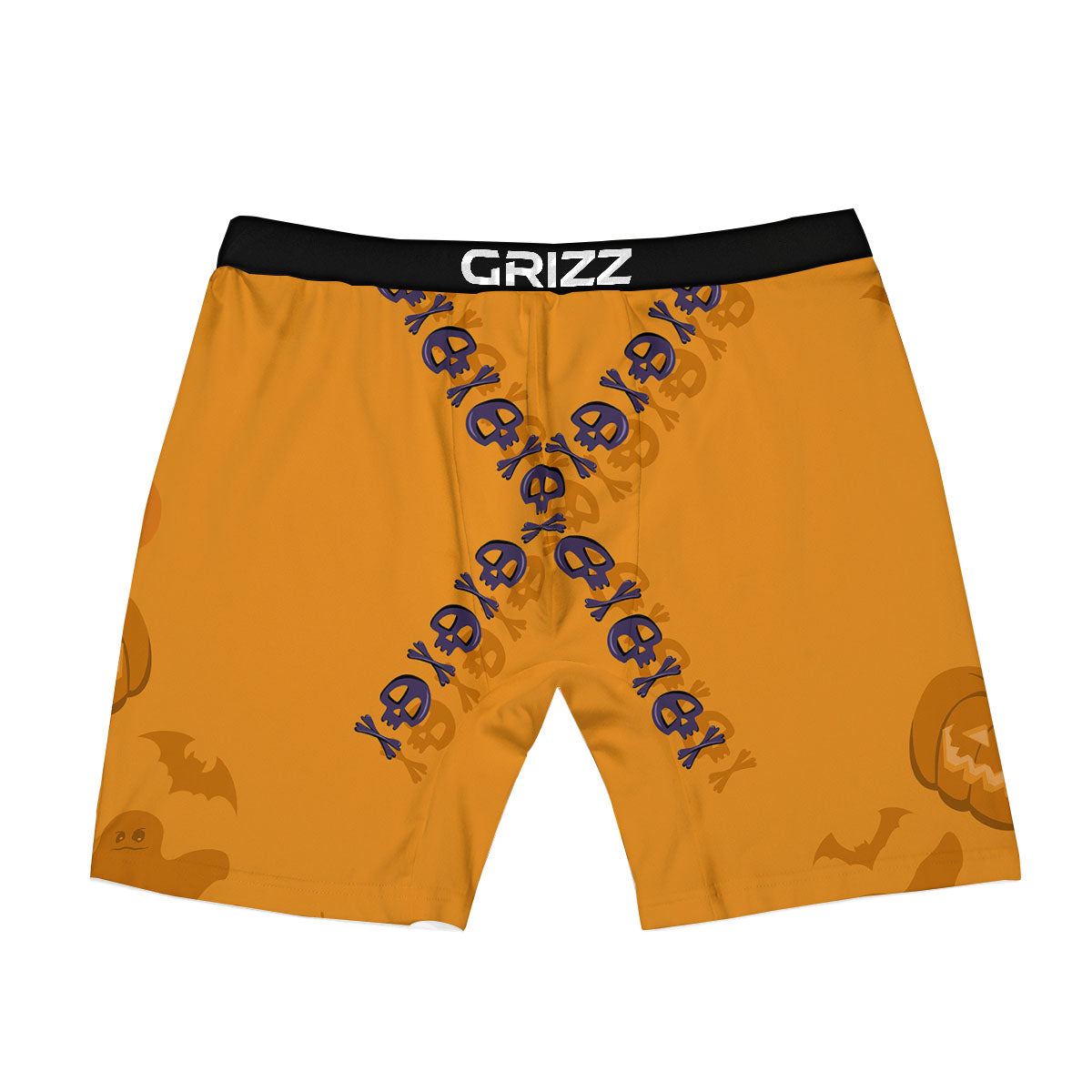 X Halloween Print Boxer Briefs-grizzshop