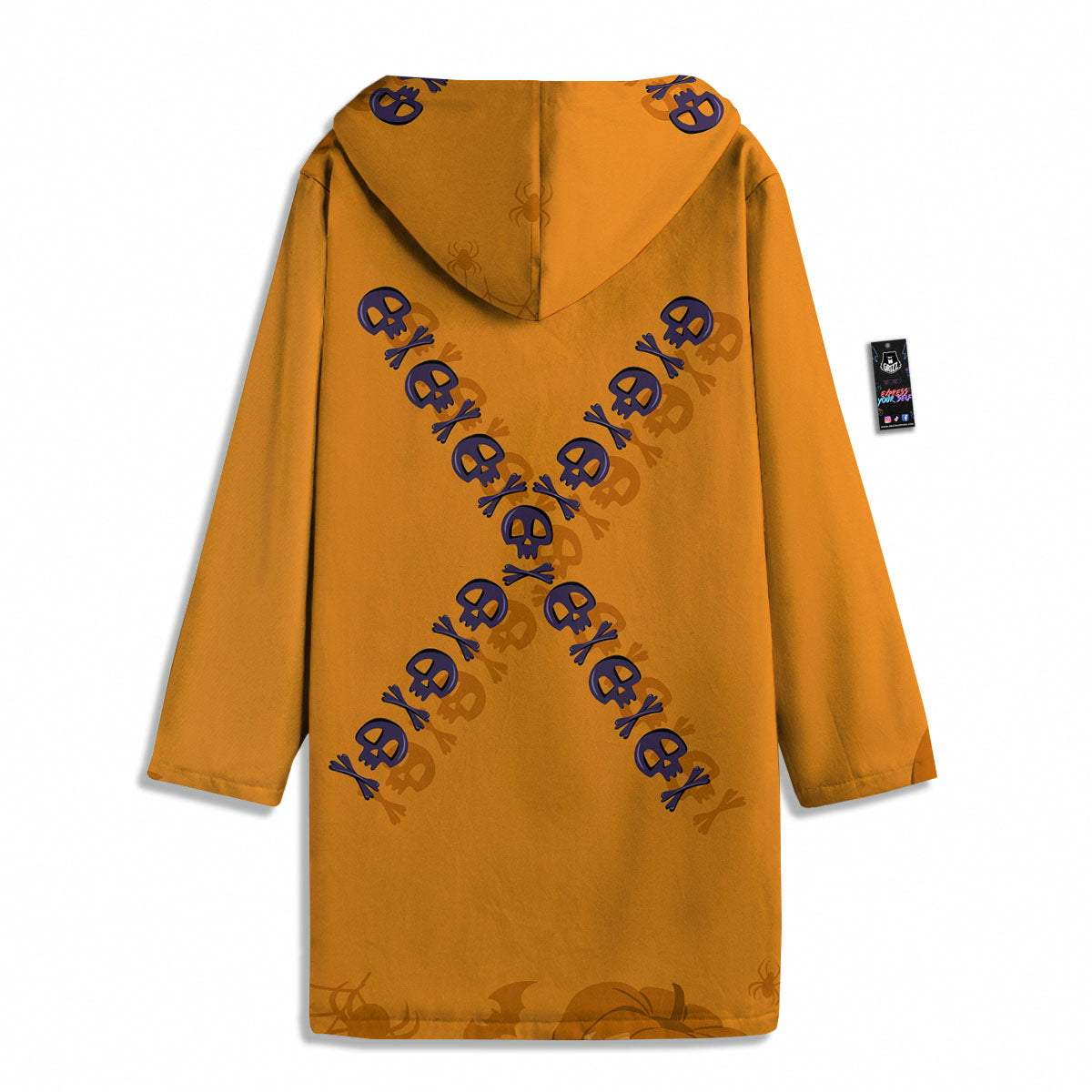 X Halloween Print Men's Windbreaker Jacket-grizzshop