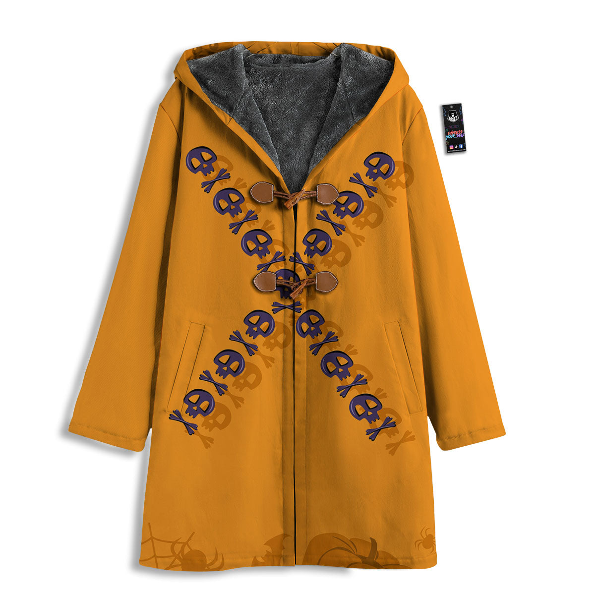 X Halloween Print Men's Windbreaker Jacket-grizzshop