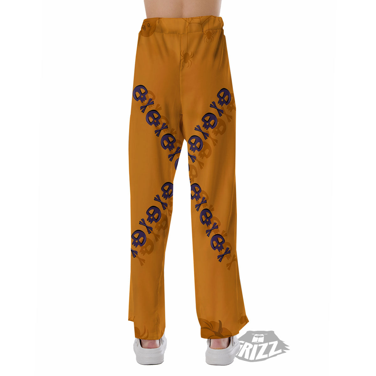 X Halloween Print Pajama Pants-grizzshop