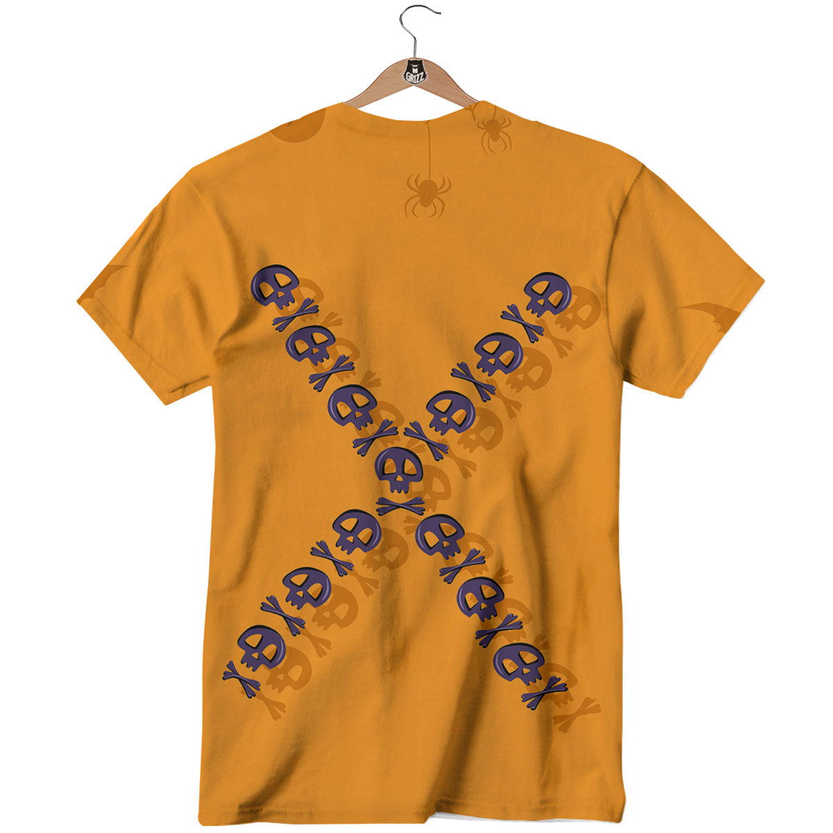 X Halloween Print T-Shirt-grizzshop