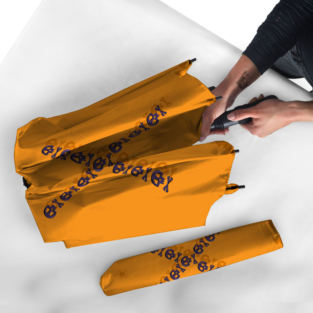 X Halloween Print Umbrella-grizzshop