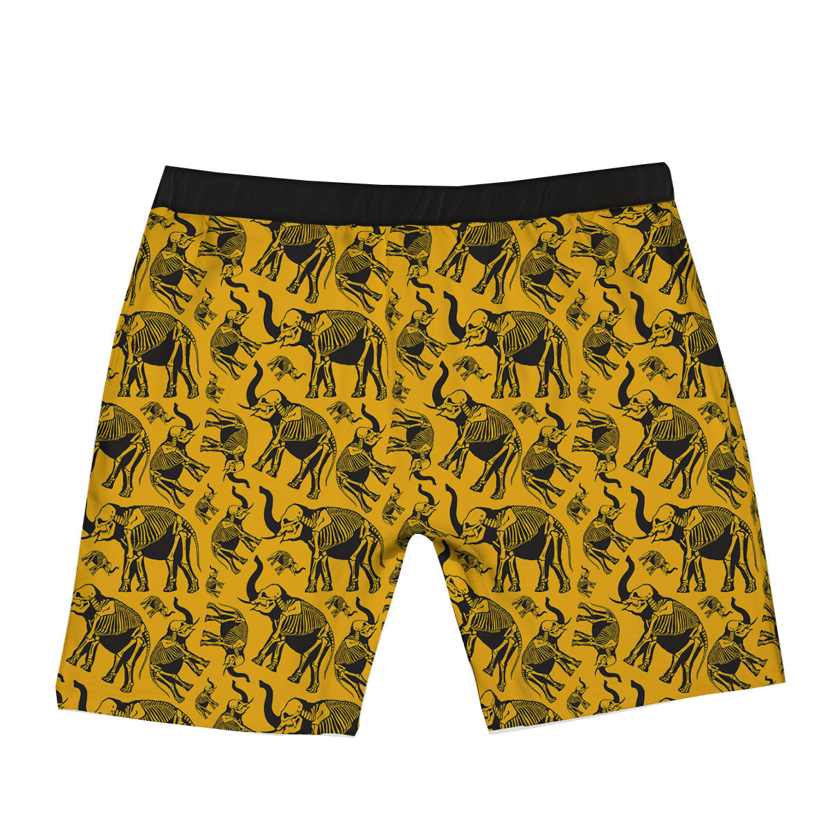 X-Ray Elephant Skeleton Print Pattern Boxer Briefs-grizzshop