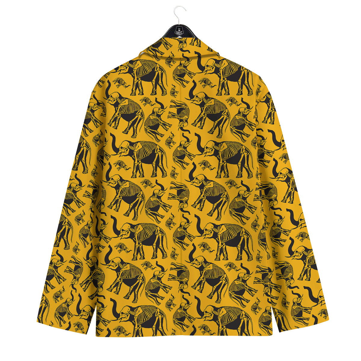 X-Ray Elephant Skeleton Print Pattern Men's Sport Coat-grizzshop