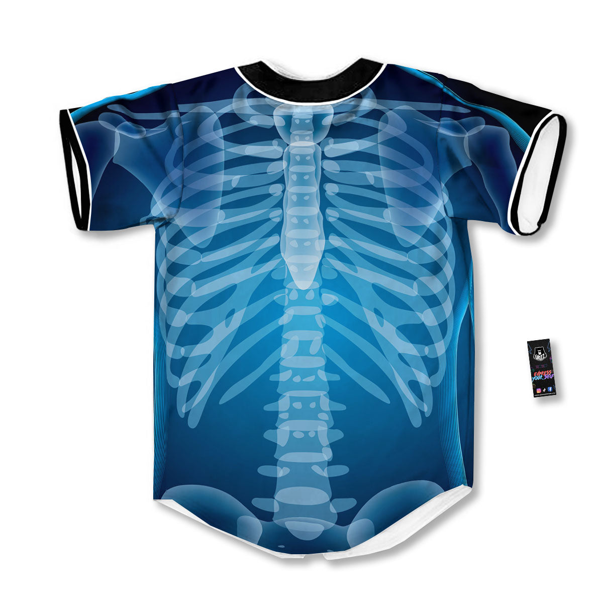 X-Ray Film Radiologist Print Baseball Jersey-grizzshop