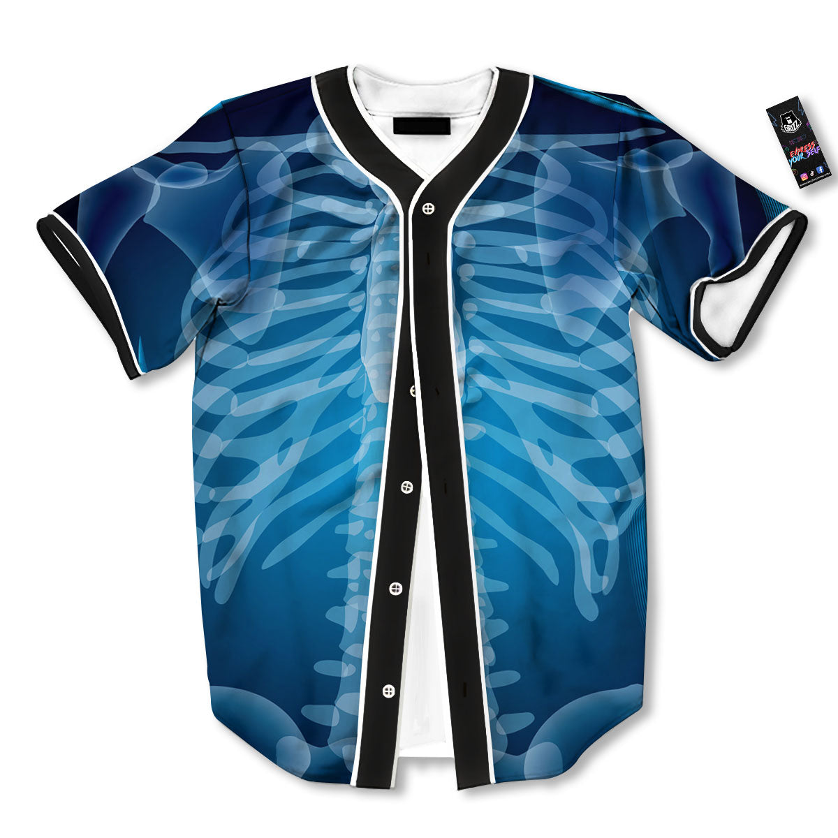 X-Ray Film Radiologist Print Baseball Jersey-grizzshop