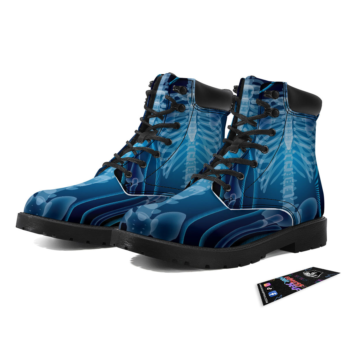 X-Ray Film Radiologist Print Boots-grizzshop