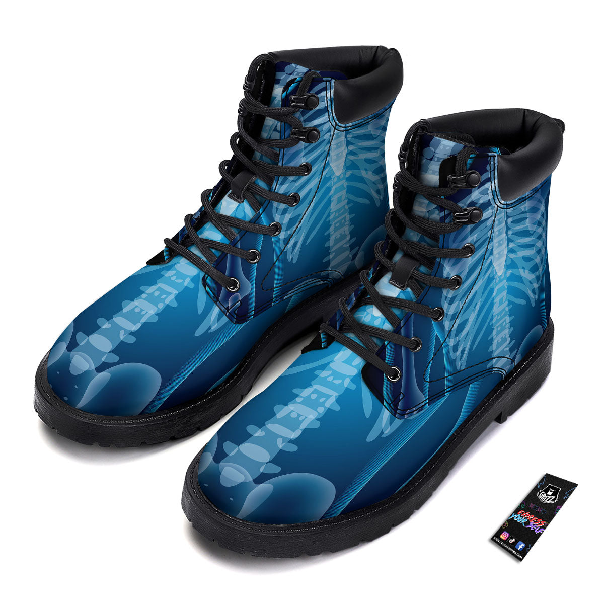 X-Ray Film Radiologist Print Boots-grizzshop