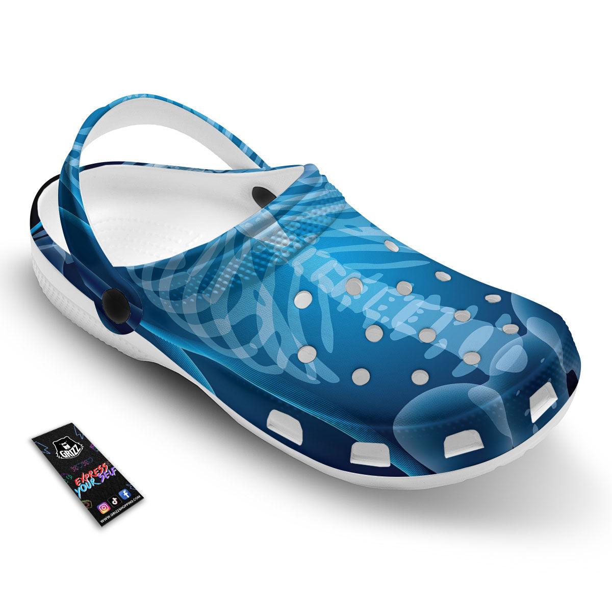 X-Ray Film Radiologist Print Clog-grizzshop