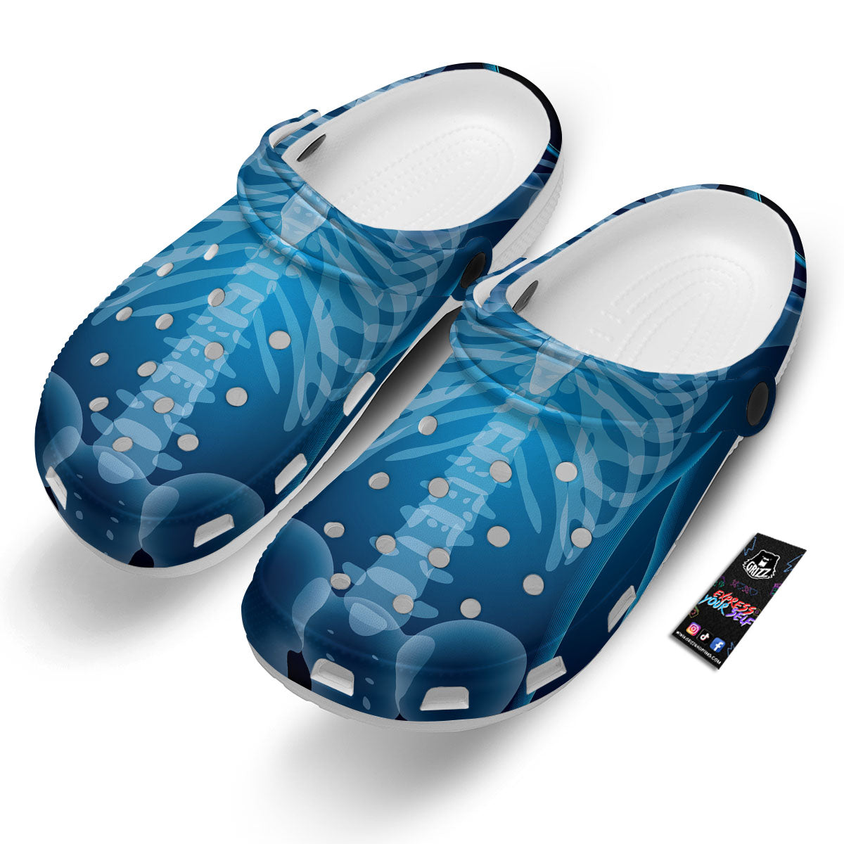 X-Ray Film Radiologist Print Clog-grizzshop