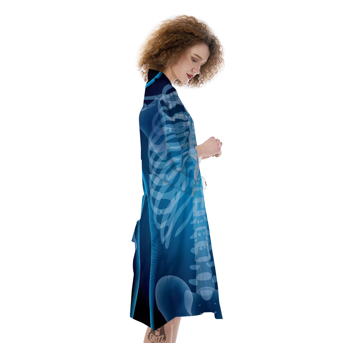 X-Ray Film Radiologist Print Kimono-grizzshop